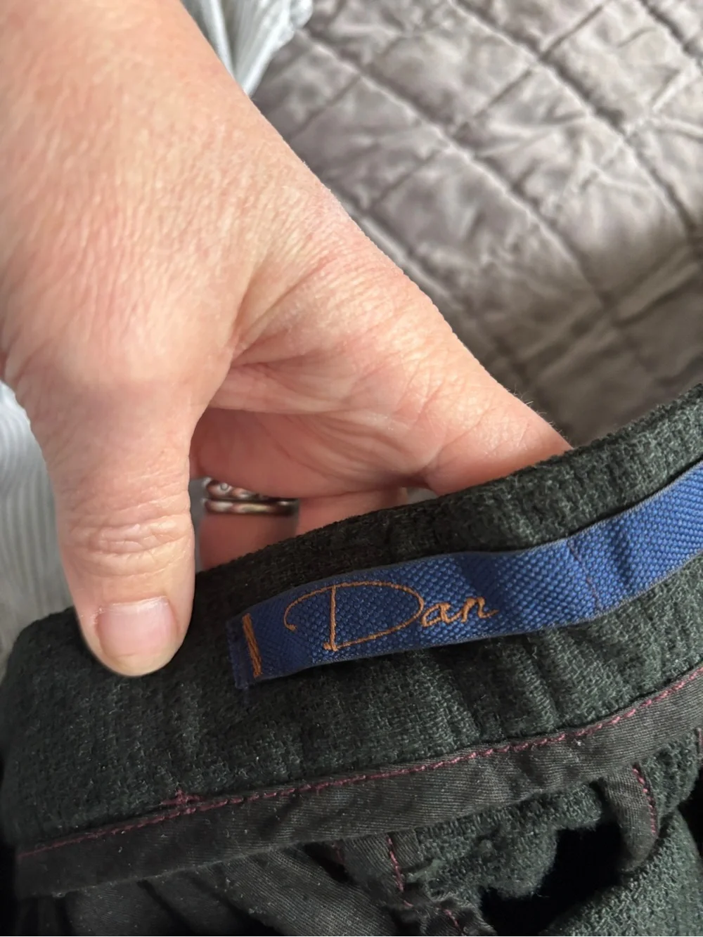 AT. P. Co Dan Men's Dark Slim high end textured Chinos size 50 34 x30
